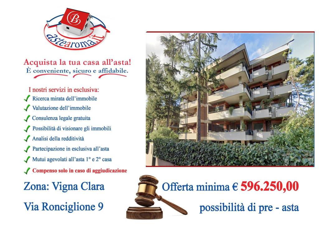 Appartamento all'asta a Roma via Ronciglione, 9