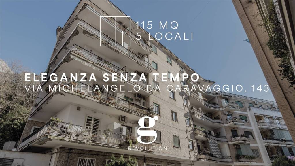 Appartamento in vendita a Napoli via Michelangelo da Caravaggio, 143