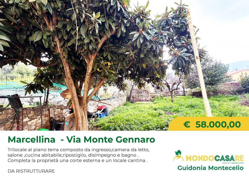 Appartamento in vendita a Marcellina via Monte Gennaro, 42