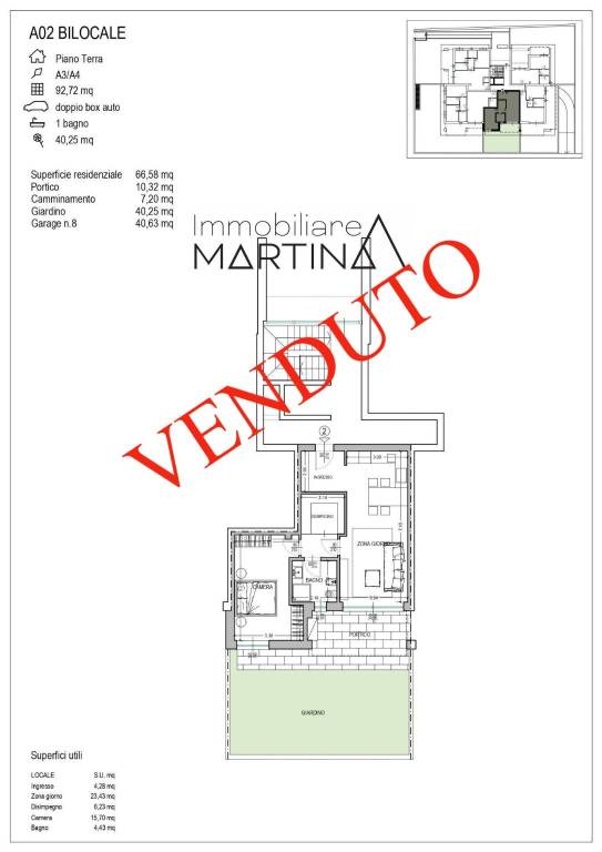 Appartamento in vendita a Grassobbio via Circonvallazione
