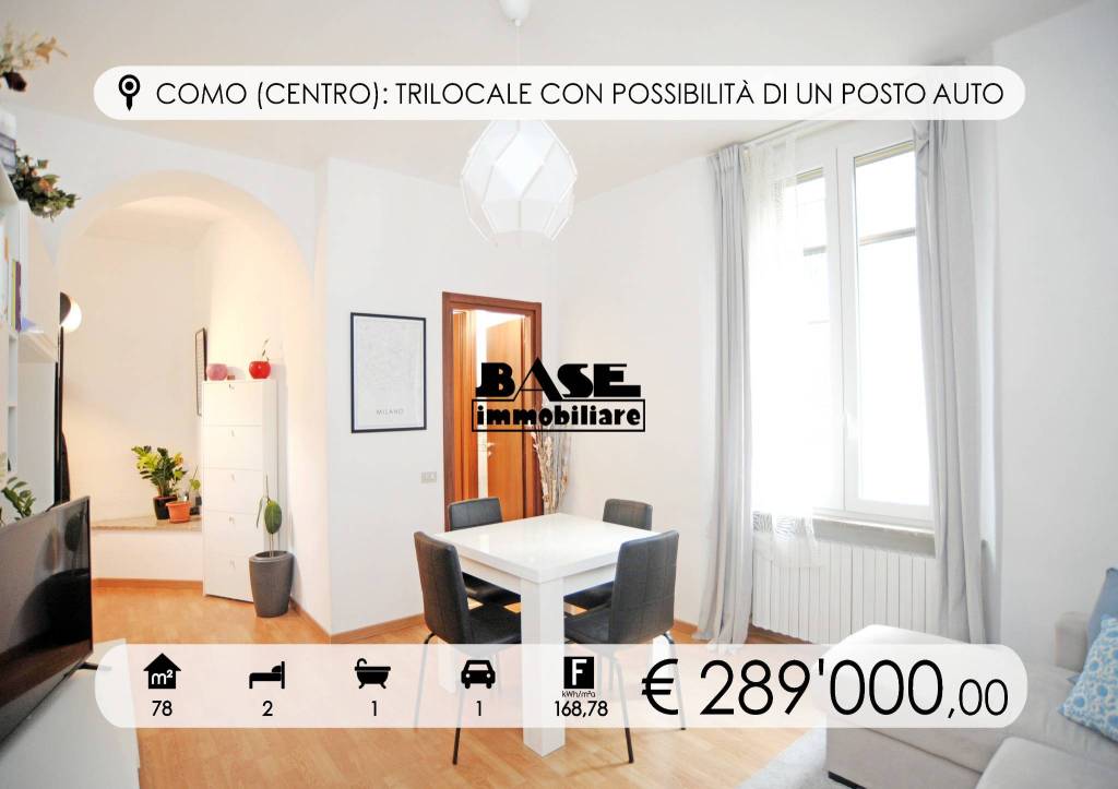 Appartamento in vendita a Como via Borgo Vico