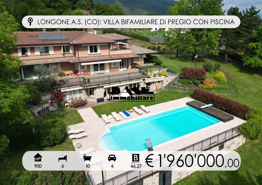Villa Bifamiliare in vendita a Longone al Segrino via Bressanella