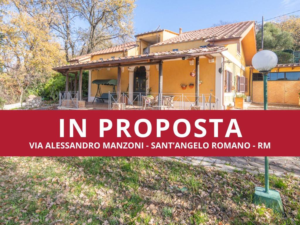 Villa in vendita a Sant'Angelo Romano via Alessandro Manzoni