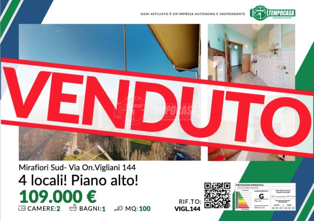 Appartamento in vendita a Torino via Onorato Vigliani 144