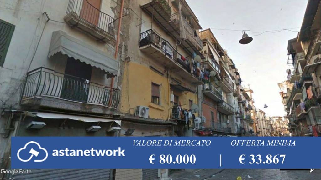 Appartamento all'asta a Napoli via Sant'Antonio Abate, 116