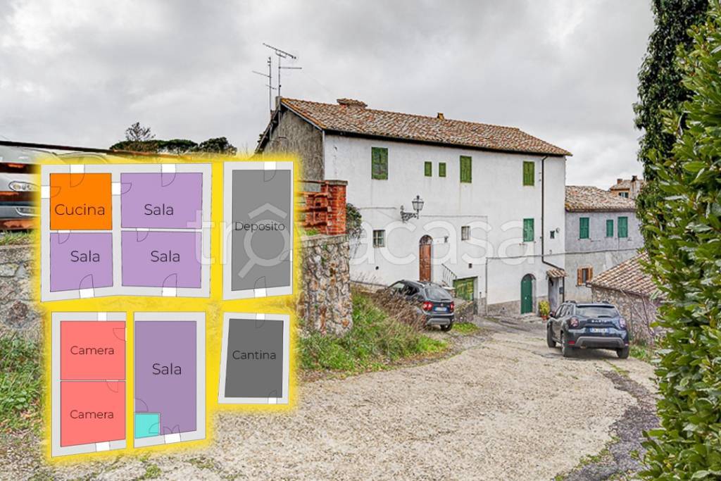 Casa Indipendente in vendita a Tolfa via Poggio delle Piane, 1