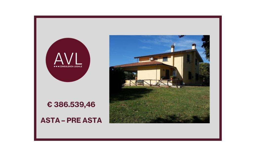 Villa all'asta a Fiano Romano via San Sebastiano, 41/a