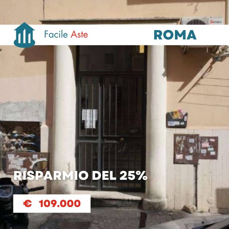 Appartamento all'asta a Roma via Giovanni Battista Niccolini, 13