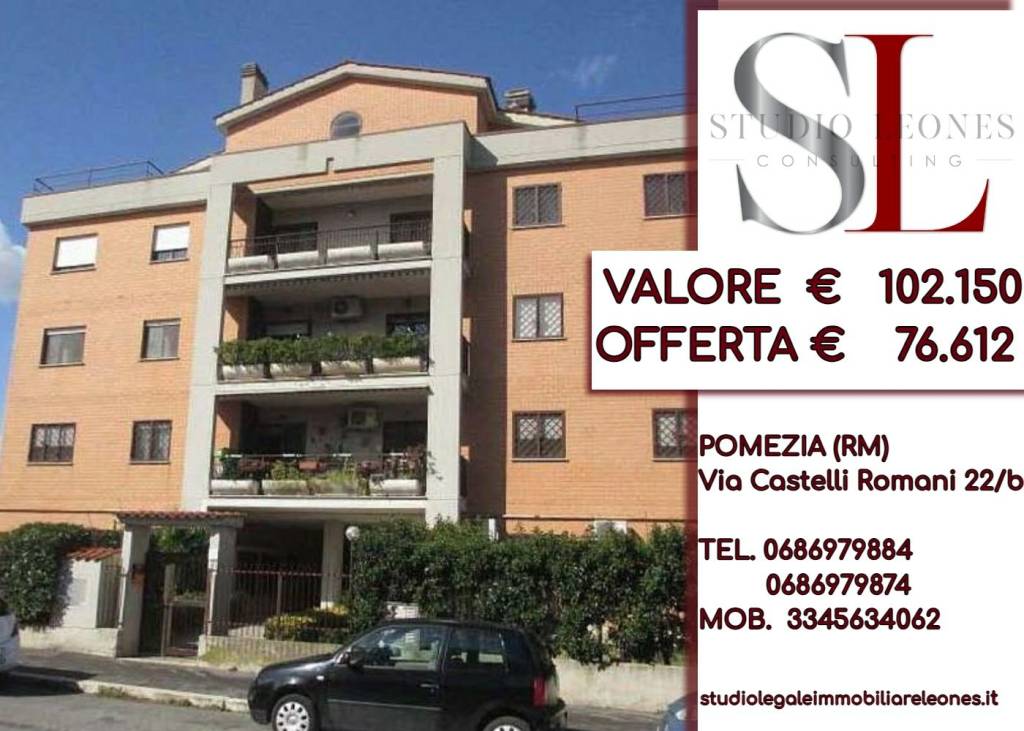 Appartamento all'asta a Roma via Castiglione Messer Marino, 8