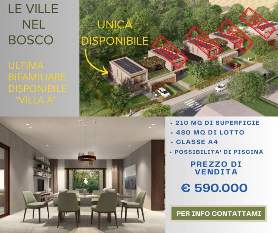 Villa Bifamiliare in vendita a Parma via Quingenti, 30/a