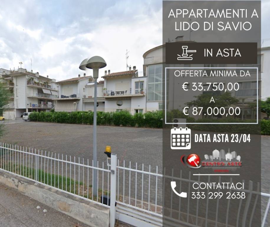 Appartamento all'asta a Ravenna via Marina, 48125 Lido di Savio ra, Italia