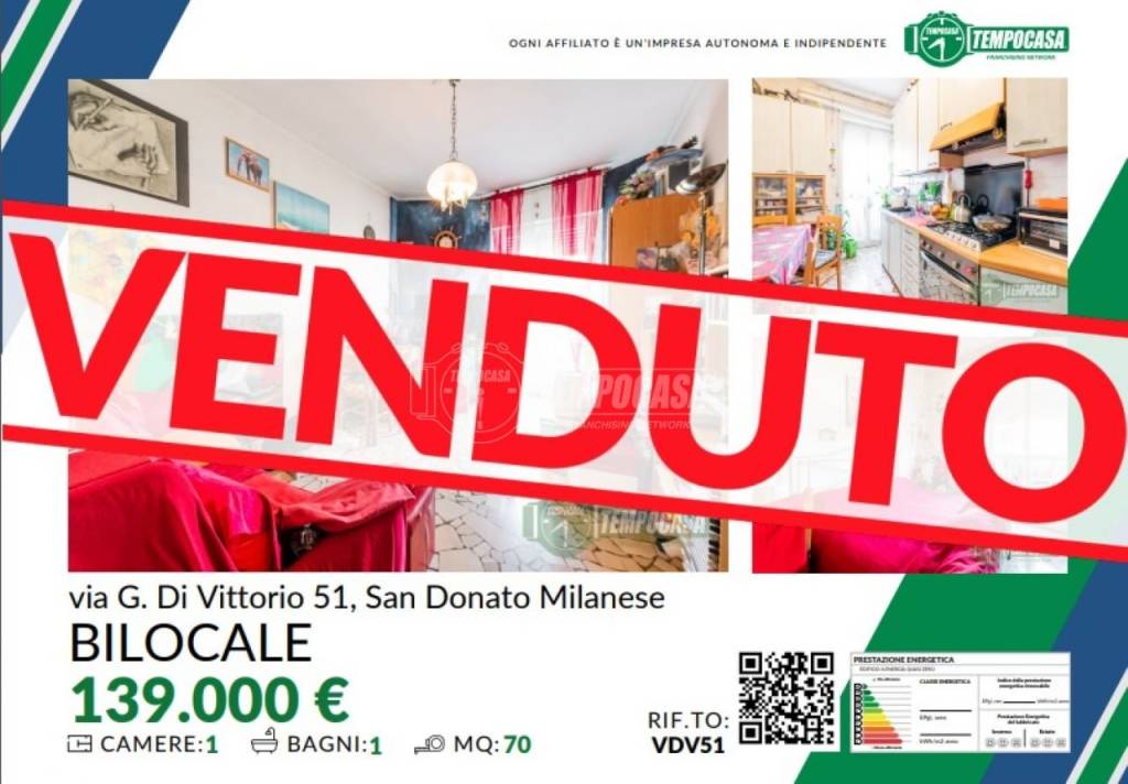 Appartamento in vendita a San Donato Milanese via Giuseppe di Vittorio 51/b