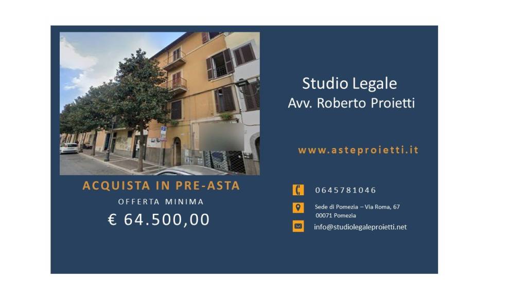 Appartamento all'asta ad Albano Laziale borgo Garibaldi, 22