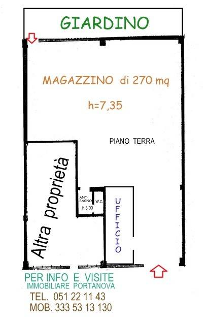 Magazzino in affitto a Bologna via dell'Arcoveggio