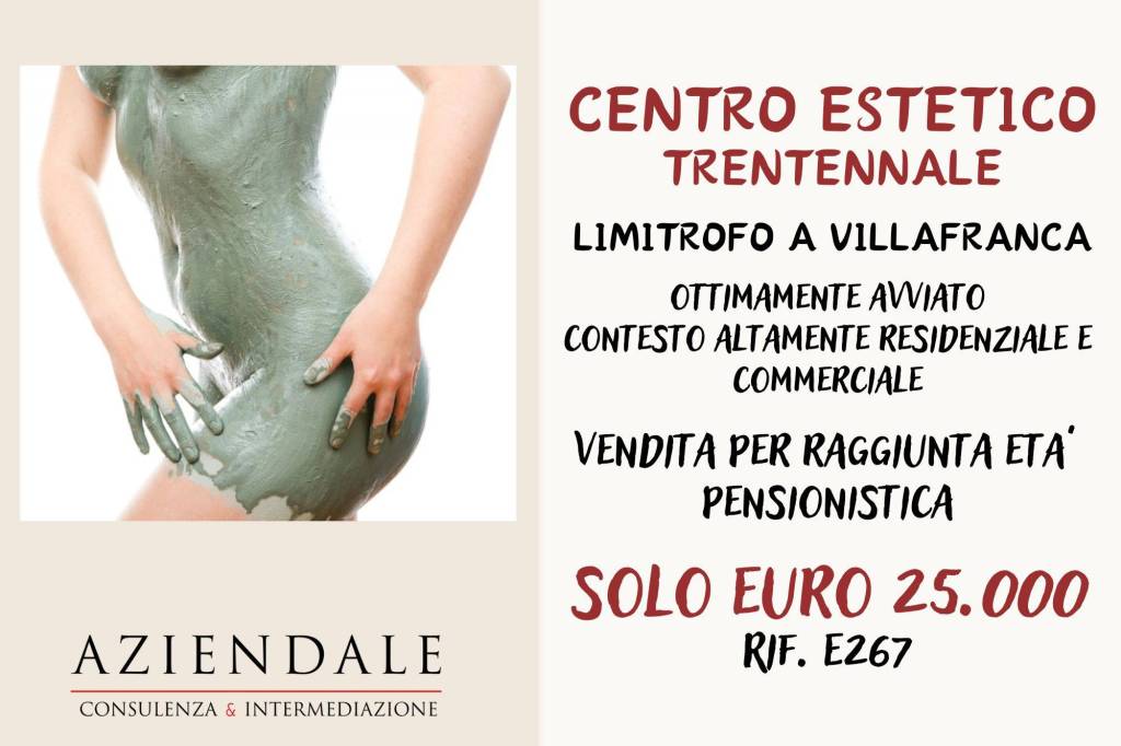 Centro Estetico/Solarium/Benessere in vendita a Villafranca di Verona
