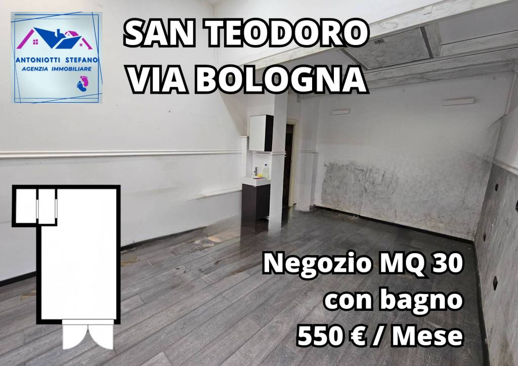 Negozio in affitto a Genova via Bologna, 43r