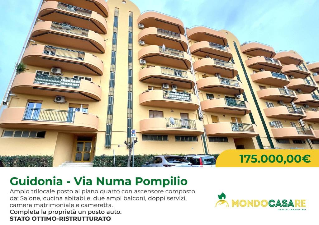 Appartamento in vendita a Guidonia Montecelio via Numa Pompilio