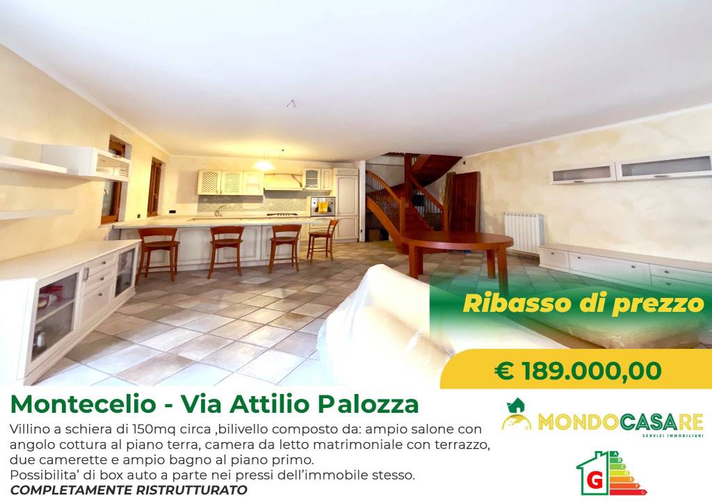 Villa a Schiera in vendita a Guidonia Montecelio via Attilio Palozza, 33