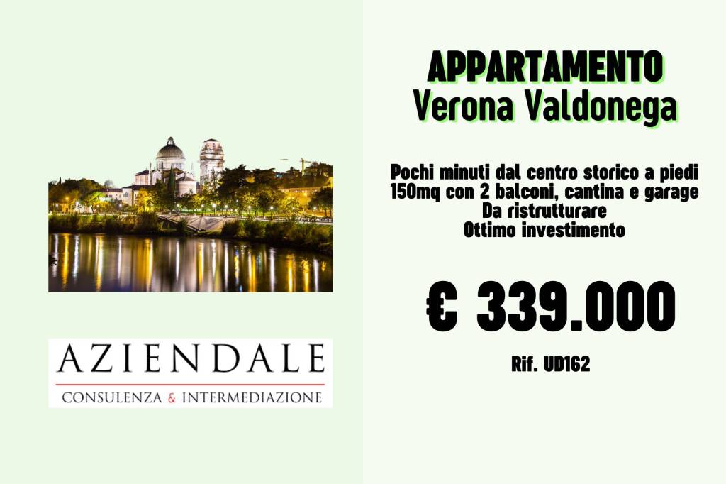 Appartamento in vendita a Verona giardini Cesare Lombroso