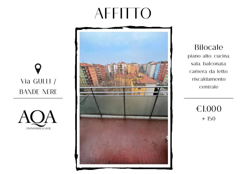 Appartamento in affitto a Milano via Tommaso Gulli