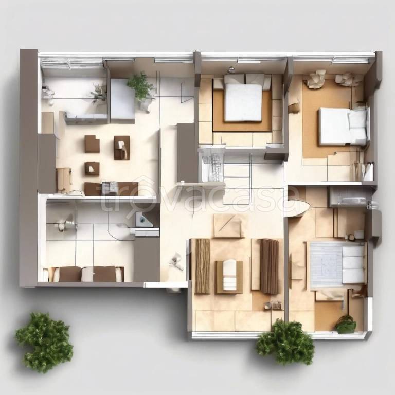 Appartamento in in affitto da privato a Cesena corso Camillo Benso di Cavour, 125