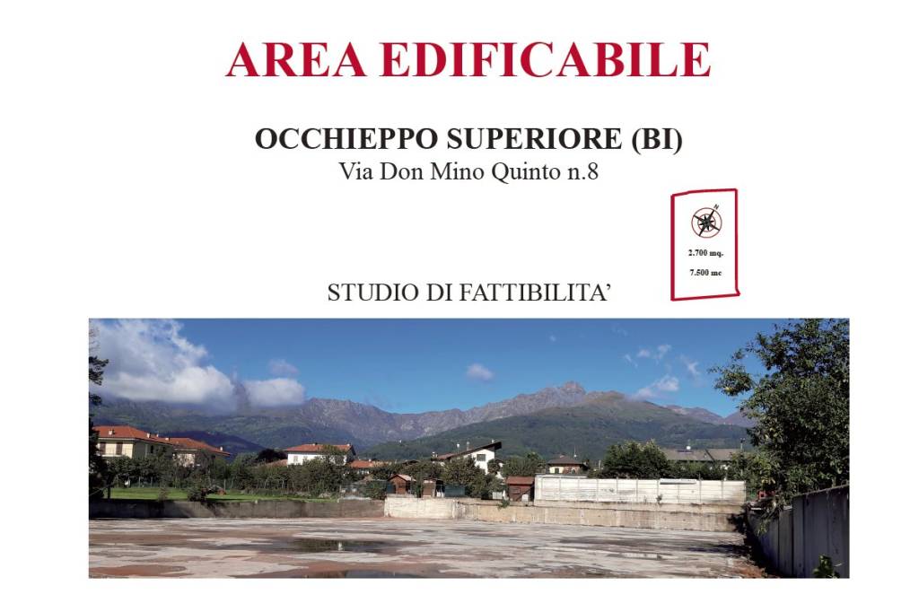 Terreno Residenziale in vendita a Occhieppo Superiore via Don Quinto Mino, 8