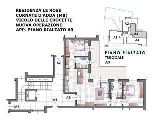 Appartamento in in vendita da privato a cornate d'adda vicolo delle crocette