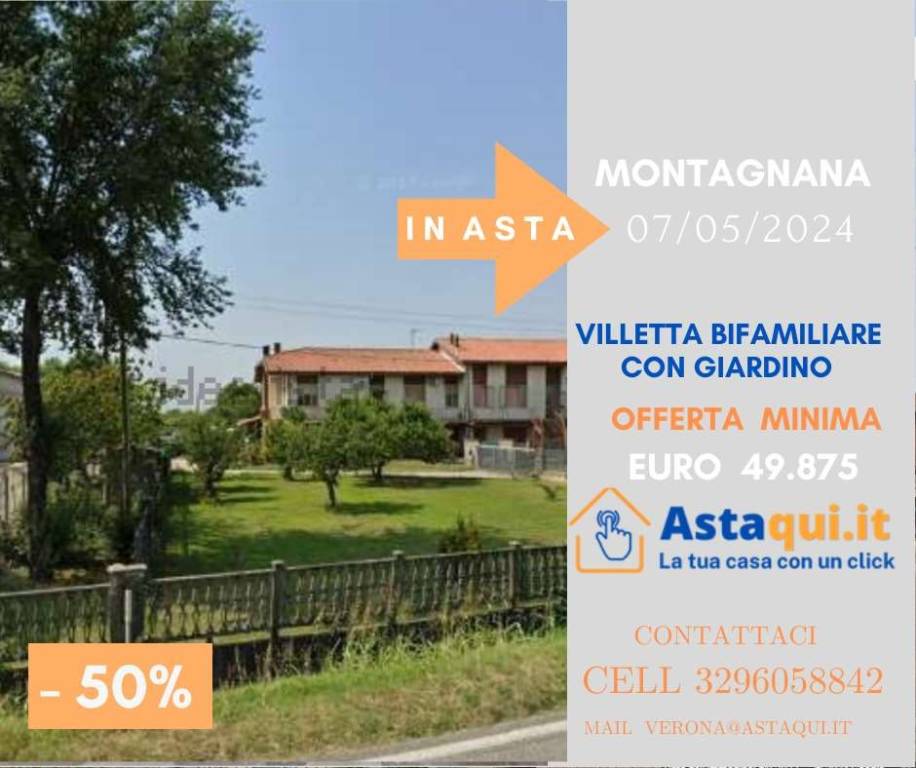 Appartamento all'asta a Montagnana via Luppia Alberi, 117, 31 31 31