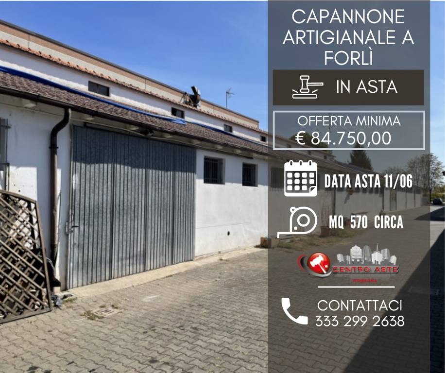 Capannone Industriale all'asta a Forlì via del Canale, 63, 47122 Roncadello fc, Italia