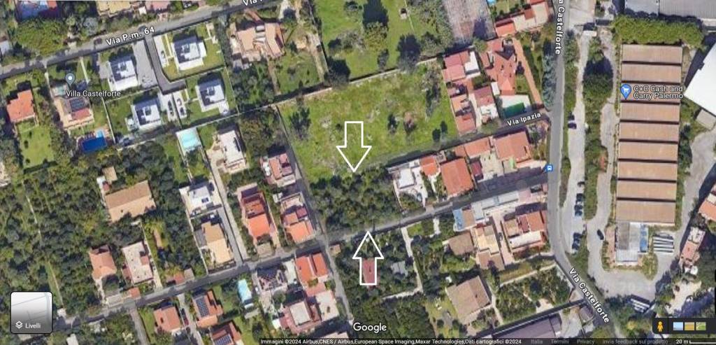 Terreno Residenziale in vendita a Palermo via Castelforte, 96A