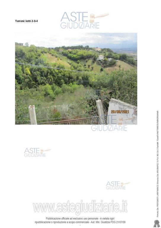 Terreno Agricolo in vendita a Bellante via Borgo Martini Alfonso