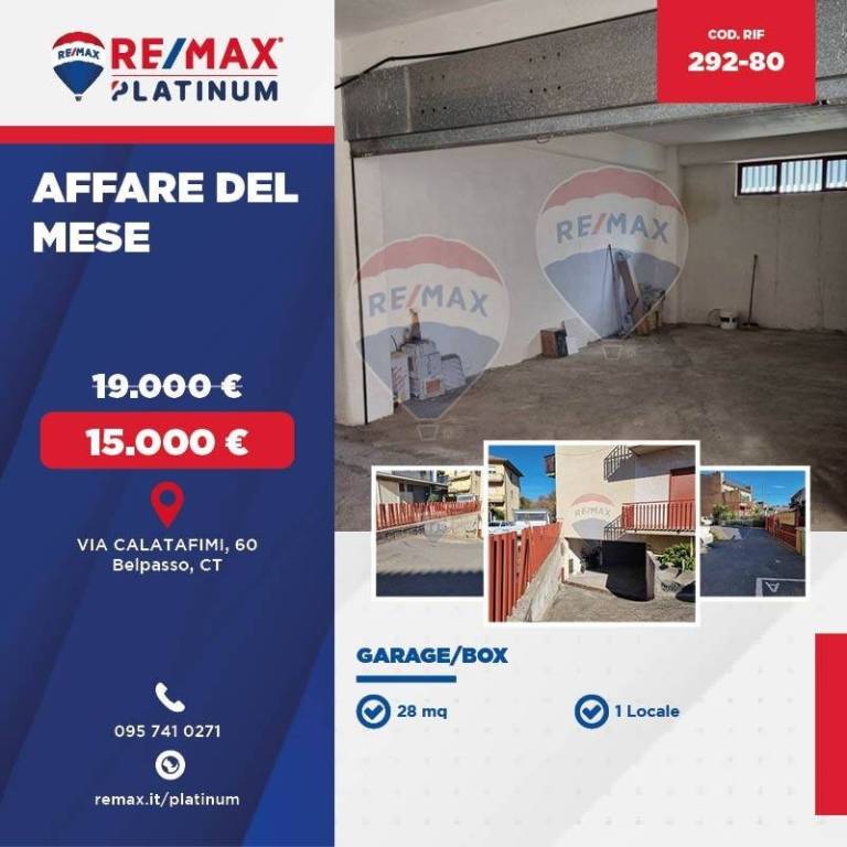 Garage in vendita a Belpasso via calatafimi, 60