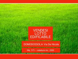 Terreno residenziale in vendita a domodossola via enrico de nicola