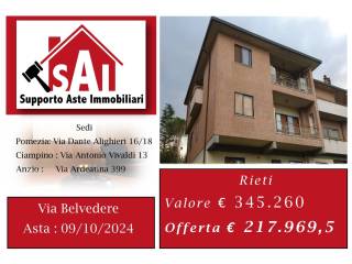 Appartamento all'asta a rieti via belvedere, 32