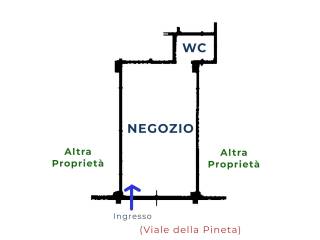 Negozio in vendita a pescara viale della pineta, 19