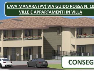 Villa bifamiliare in vendita a cava manara via guido rossa, 8