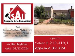 Villa a schiera all'asta ad aprilia via bacchiglione