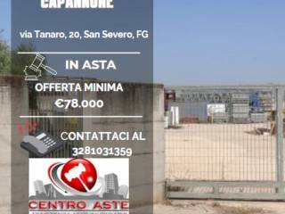 Capannone industriale all'asta a san severo via tanaro, 20, 71016 san severo fg, italia