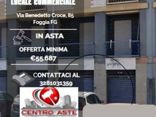 Negozio all'asta a foggia via benedetto croce, 85, 71122 foggia fg, italia