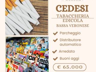 Tabaccheria in vendita a cerea piazza giacomo matteotti