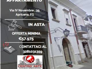 Appartamento all'asta ad apricena via iv novembre, 39, 71011 apricena fg, italia