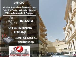 Ufficio all'asta a foggia corso cairoli, 71121 foggia fg, italia