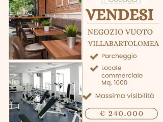 Negozio in vendita a villa bartolomea via caduti del lavoro