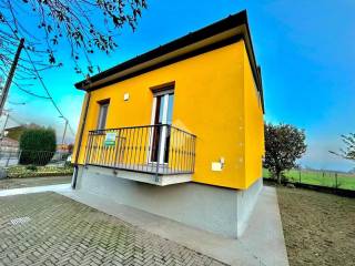 Villa a schiera in vendita a castelleone via mirabello, 15