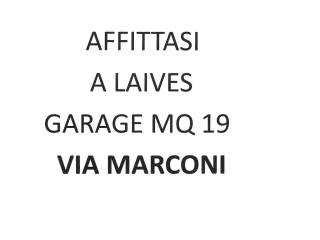 Garage in affitto a laives 