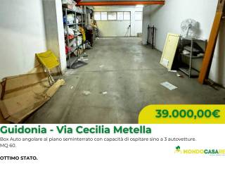 Garage in vendita a guidonia montecelio via cecilia metella