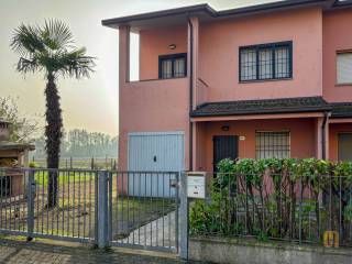 Villa a schiera in vendita a baricella via savena vecchia, 300/2