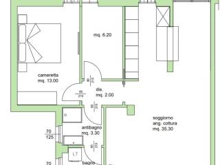 Appartamento in in affitto da privato a pescara via di villa basile, 2