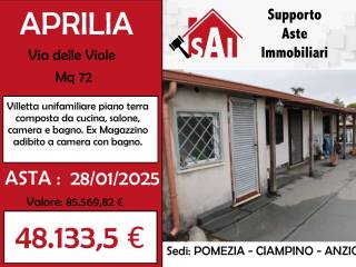 Villa all'asta ad aprilia via delle viole, 9