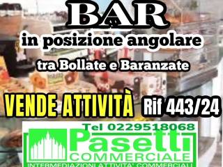 Bar in vendita a bollate via degli alpini, 12